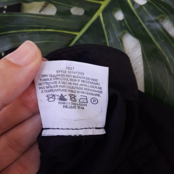 Tory Burch| Wool Wide Leg Crop Trouser Pants Black Size 2 - Picture 7 of 8